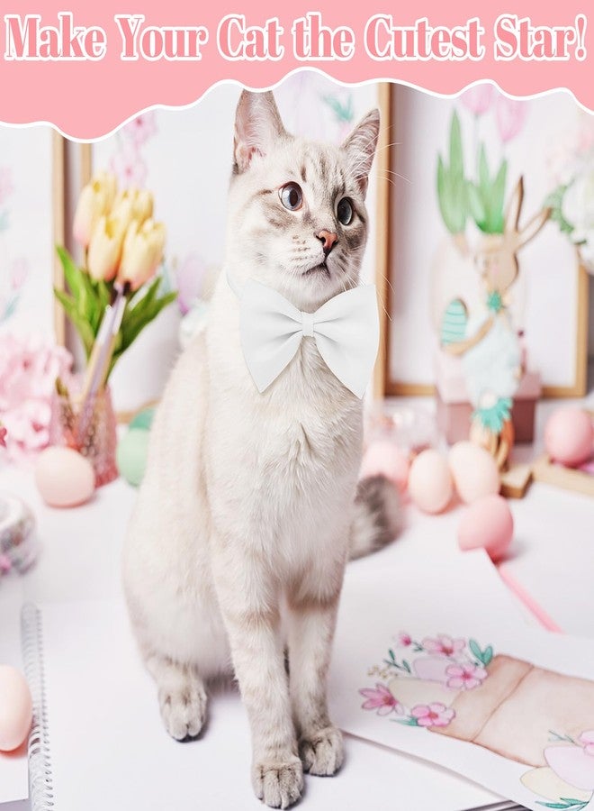 سندير ربطات عنق للكلاب من سندير، 120 قطعة، مع طوق قابل للتعديل، ربطات عنق للجراء، ربطات عنق للقطط، ألوان متنوعة، ربطات عنق سادة لتزيين الحيوانات الأليفة، إكسسوارات تزيين الكلاب للحيوانات الأليفة الصغيرة والمتوسطة والكبيرة، 14 لونًا - Image 5