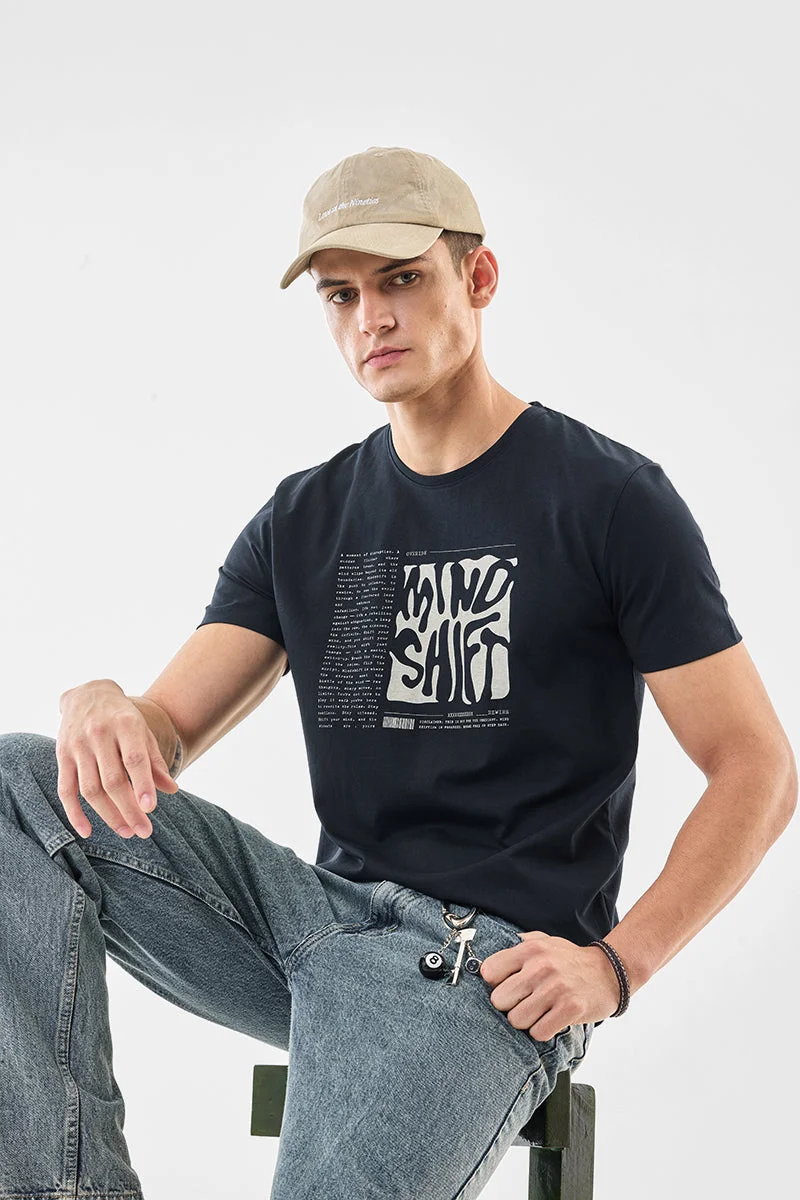 سنيتش تي شيرت بقصة عادية لتغيير العقل