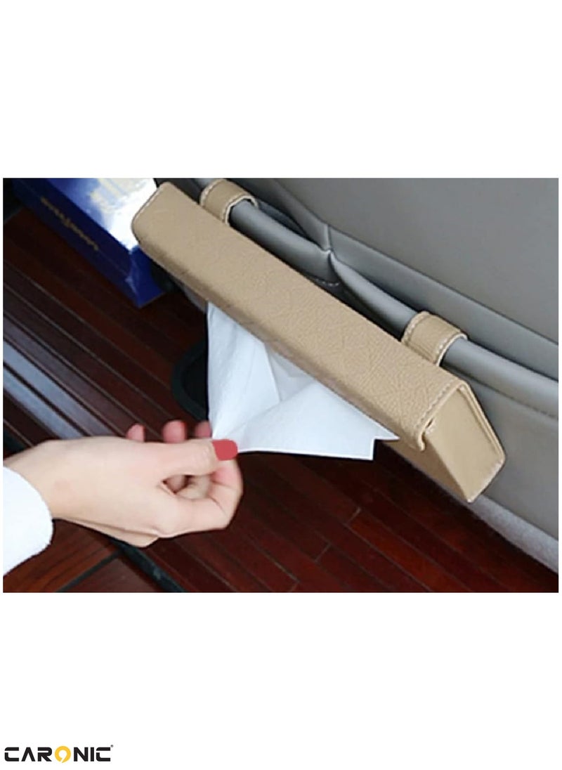 Car Sun Visor Tissue Box PU Leather Napkin Paper Cover Case Beige - pzsku/Z8B8ABA120A5065DD2911Z/45/_/1707814152/714ce053-19c8-4c71-a4fc-55f15d5bd137