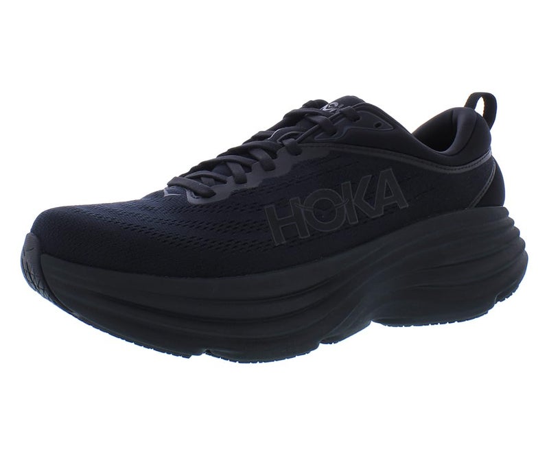 HOKA ONE ONE Bondi 8 Mens Shoes Size 11.5, Color: Black/Black - Image 5