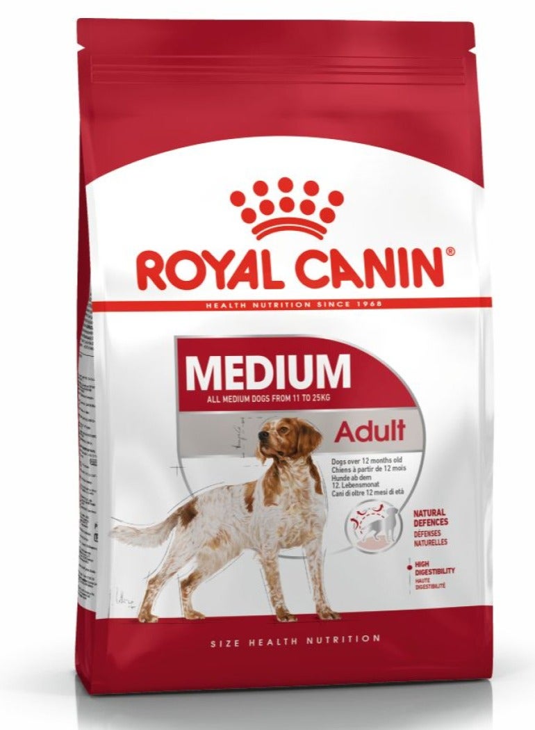 رويال كانين طعام جاف للكلاب البالغة متوسطة الحجم 15 كجم من هيلث نيوتريشن