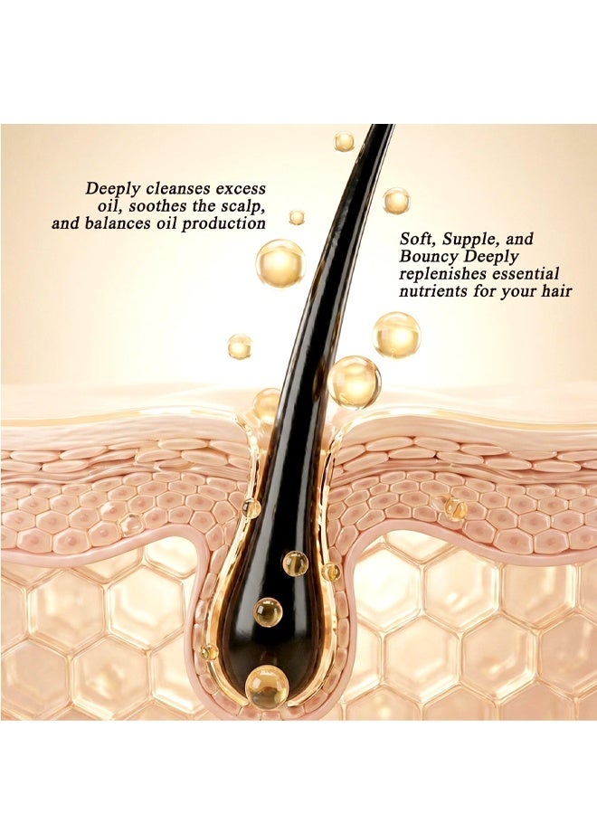 Ginger Hair Regrowth Shampoo Bar Anti  Hair Loss Natural Organic Deep Clean Scalp Nourishing For Men Women - Image 3