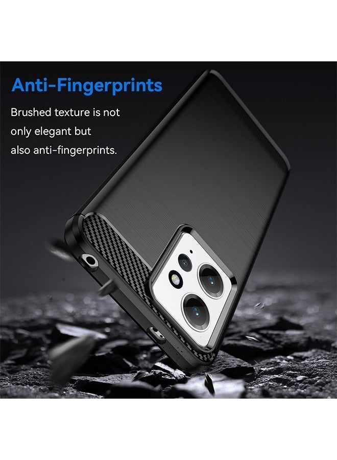 X-level Redmi Note 12 4G Case Cover with Soft TPU Carbon Fiber Texture Anti-Scratch Shockproof Slim Anti-Drop Bumper Back Cover Comfortable Touch shell Phone Accessory for Xiaomi Redmi Note 12 4G - Image 5