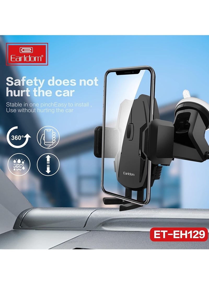 JAJEEK "New 360° Flexible Car Mount Holder – Universal Dashboard & Windshield Phone Mount for iPhone, Samsung, LG & More" - Image 5