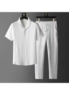 KUYING New Short Sleeved Long Pants Casual Sports Set 