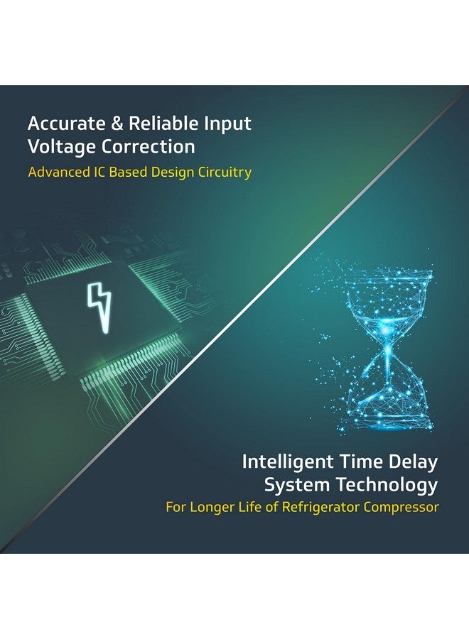 V-Guard VGSD 50 Supreme مثبت جهد للثلاجات حتى 300 لتر | حماية متقدمة من السخونة الزائدة | سعة 2 أمبير | مؤشر LED مريح | ضمان 5 سنوات | رمادي (نطاق العمل: 130-290 فولت AC) - Image 4