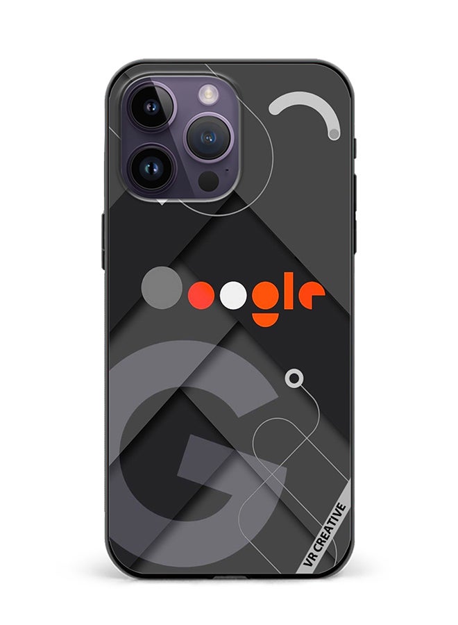 VR CREATIVE Protective Case Cover For Apple iPhone 15 Pro Google Design Multicolour - Image 1