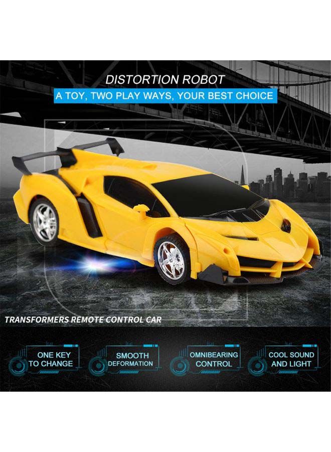 NIBEMINENT One Key Distortion Transformation Robots Deformation Car 13x8cm - Image 2