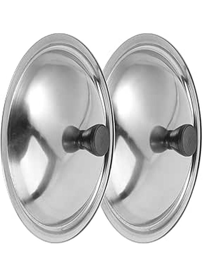 Stainless Steel Pan Lid With Honeycomb Mesh Rainproof Cover For Outdoor Stove Camping - Image 1