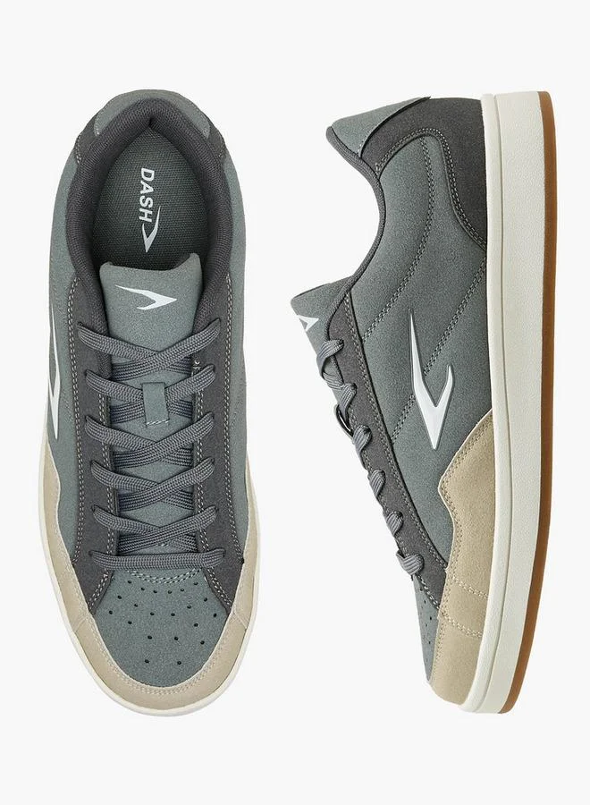 Dash Men Perforated Ankle Sneakers