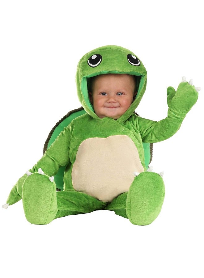 Fun Costumes Perky Infant Turtle Costume | Cute Baby Green Turtle for Halloween - Image 3