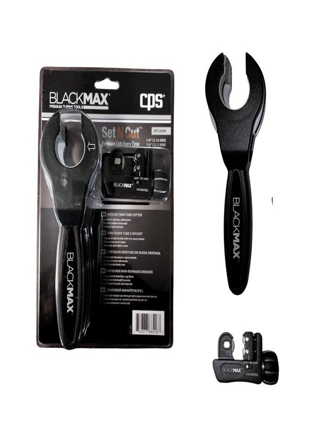 CPS BlackMax BTC200R Ratcheting Tube Cutter, 1/8" to 7/8" - Image 1