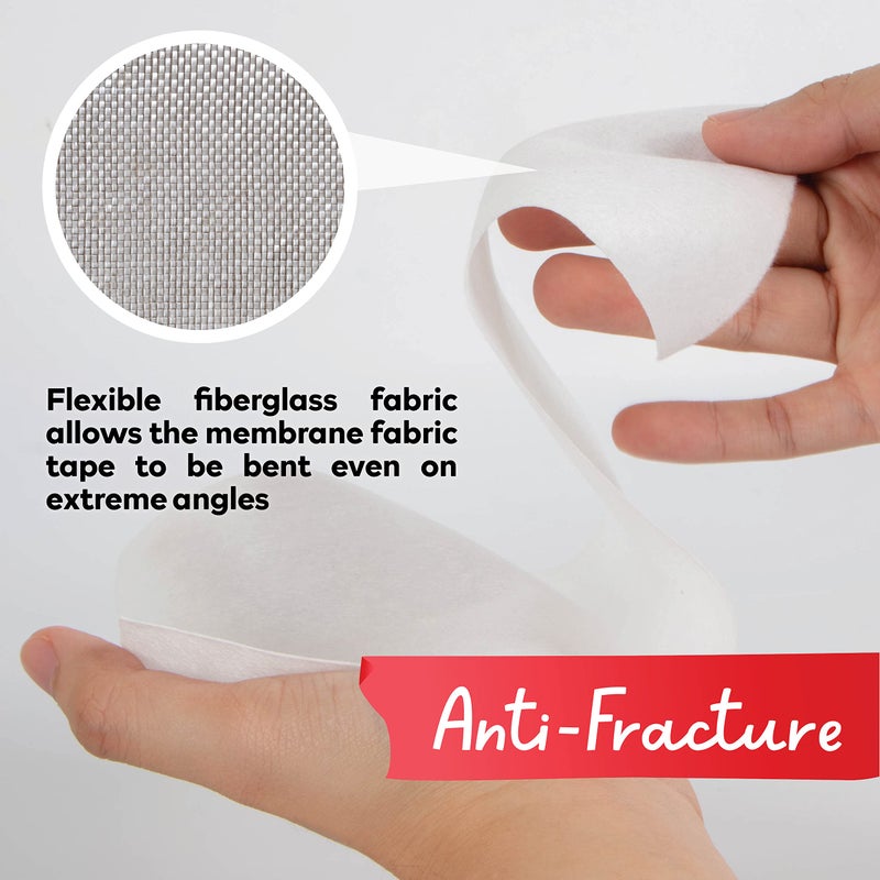 XFasten Waterproofing Membrane Sheet,3.3Ft x 33Ft Shower Waterproofing Membrane Tape for Underlayment Tile, EPDM Underlayment, Cement Board Tape - Image 3