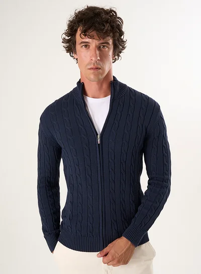 FELIX HARDY Cable Knit Cardigan