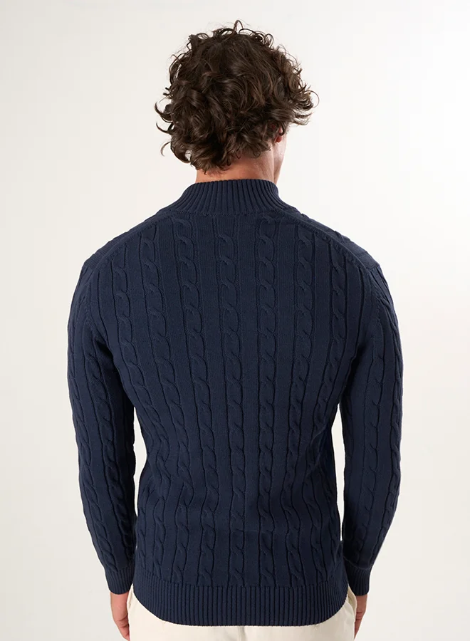 FELIX HARDY Cable Knit Cardigan