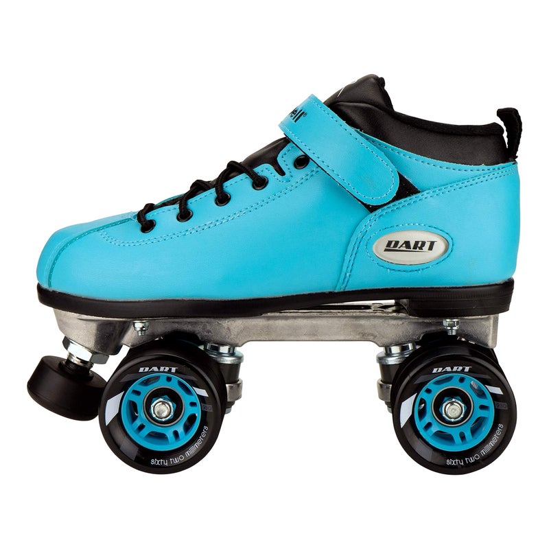 Riedell Dart Roller Skate - Quad Roller Speed Skates | Light Blue | Size 5 - Image 3