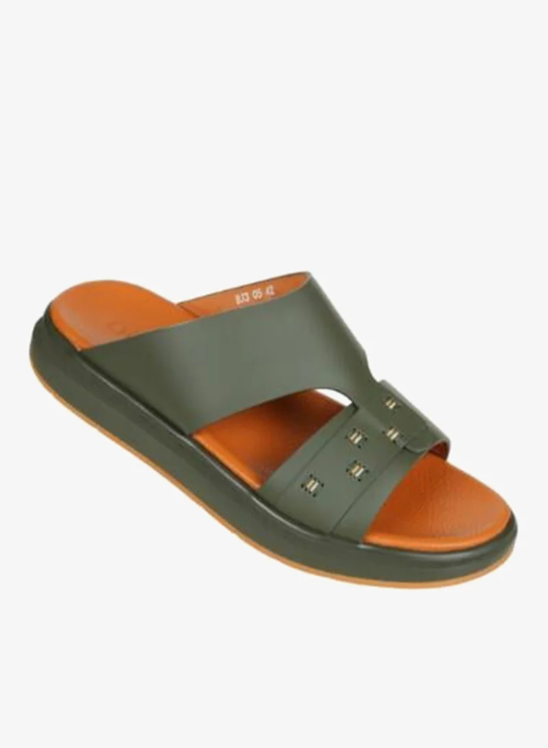 بارجيل أونو صنادل رجالي برجيل أونو   زيتوني