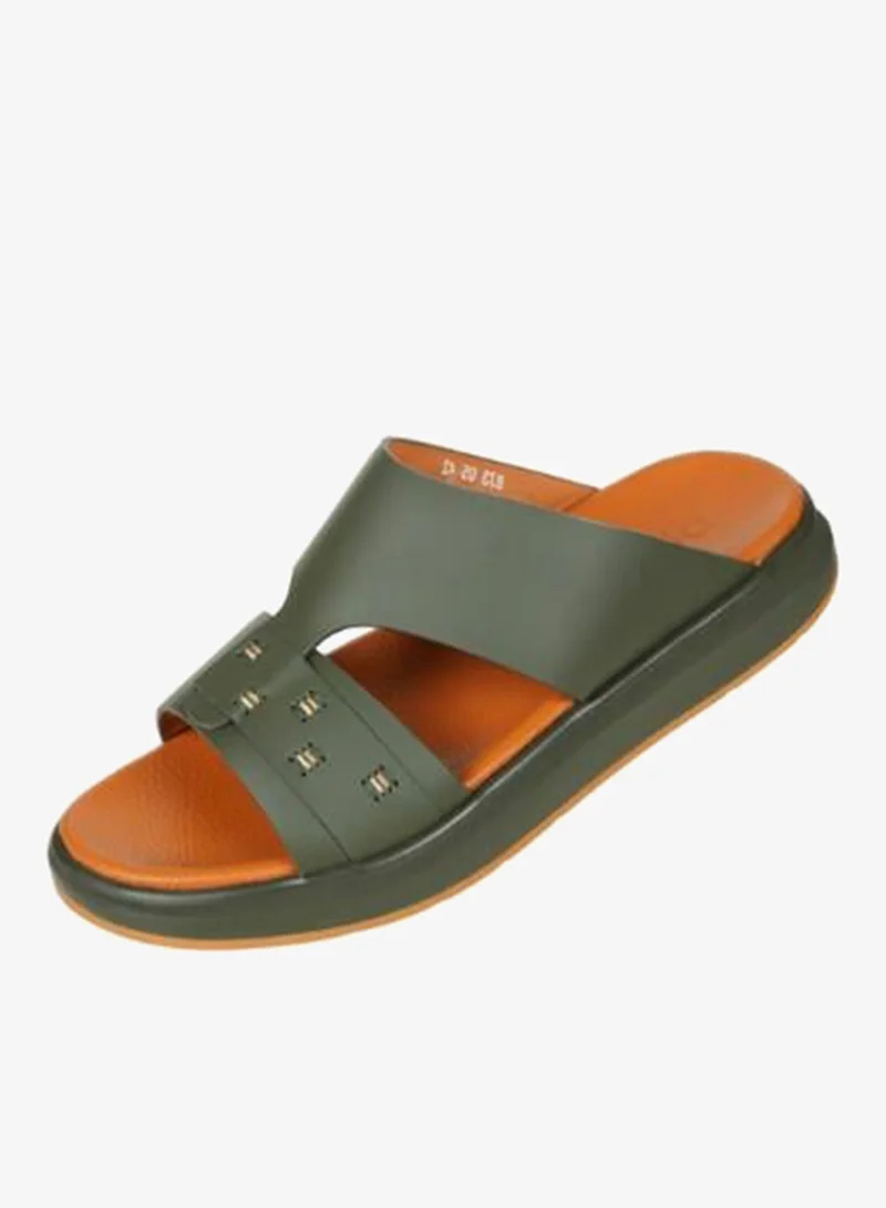 بارجيل أونو صنادل رجالي برجيل أونو   زيتوني