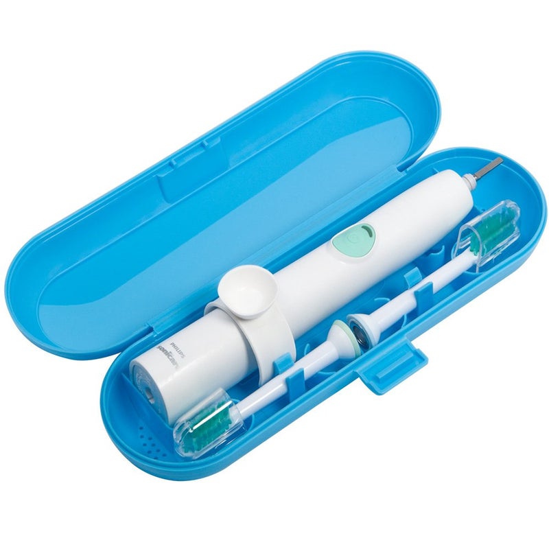 Nincha Nincha Portable Electric Toothbrush Travel Case for Philips Sonicare Series-Durable, Environmentally Friendly, Breathable, Food-Safe Plastic Material(Blue) 
