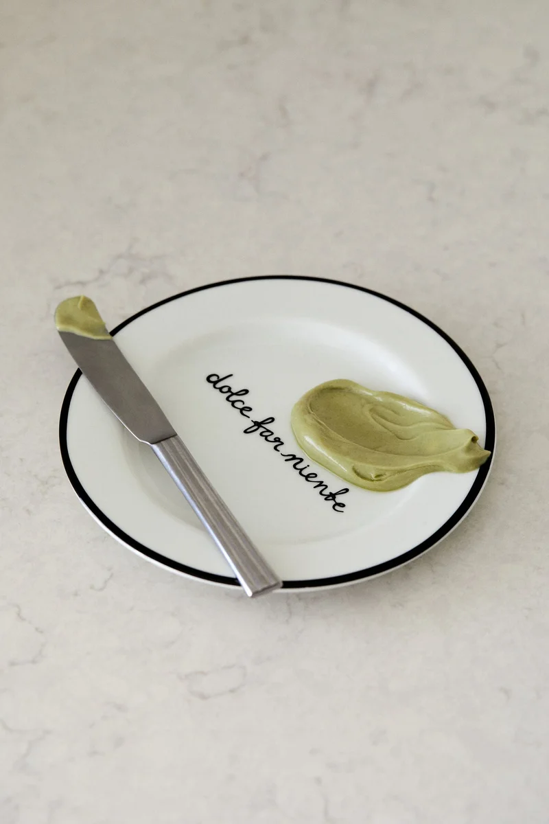 H&M Small motif-detail porcelain plate