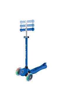 GLOBBER Globber Go Up Sporty Lights 360 Degree 3-wheel Kick Scooter in Navy Blue  - Image 3