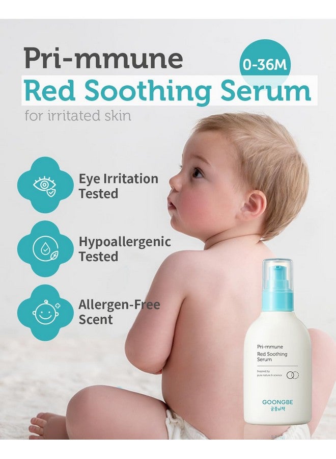 goongbe Pri-Mmune Red Soothing Serum - Korean Baby Soothing Serum - Lightweight Gel Lotion - Refreshing & Cooling Gel For Instant Skin Relief For Newborns, Babies And Toddlers, 5.07 Fl.Oz. - Image 2