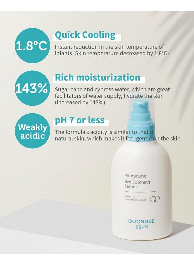 goongbe Pri-Mmune Red Soothing Serum - Korean Baby Soothing Serum - Lightweight Gel Lotion - Refreshing & Cooling Gel For Instant Skin Relief For Newborns, Babies And Toddlers, 5.07 Fl.Oz. - Image 5