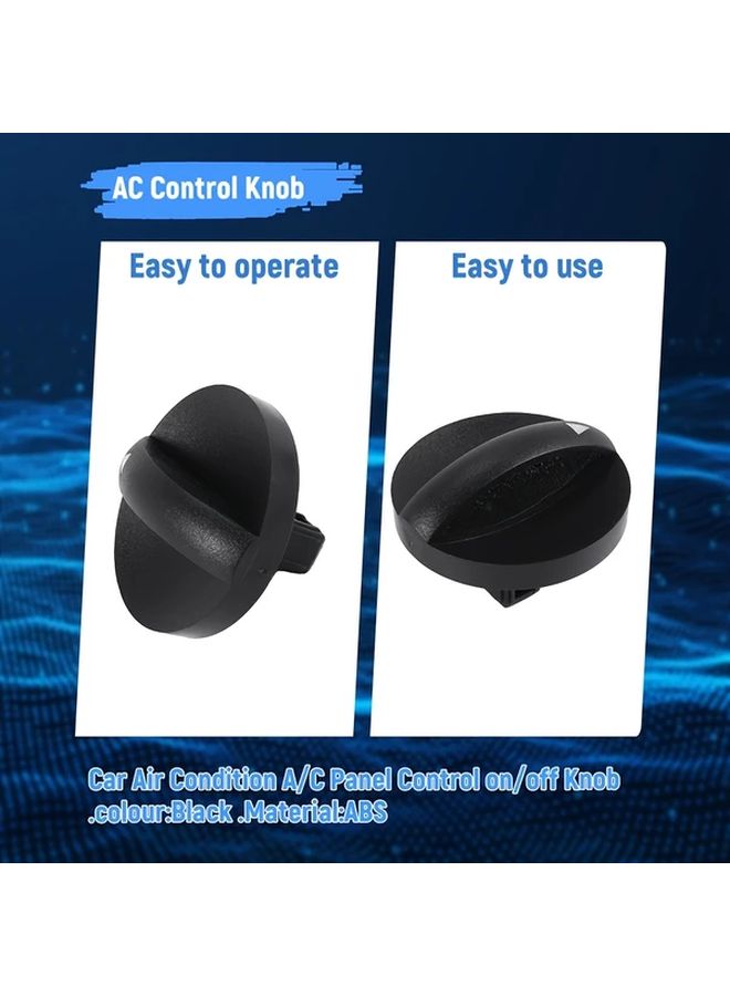 Black AC Control Knob For Toyota Hilux Vigo 2004 2011 Direct Replacement - Image 4