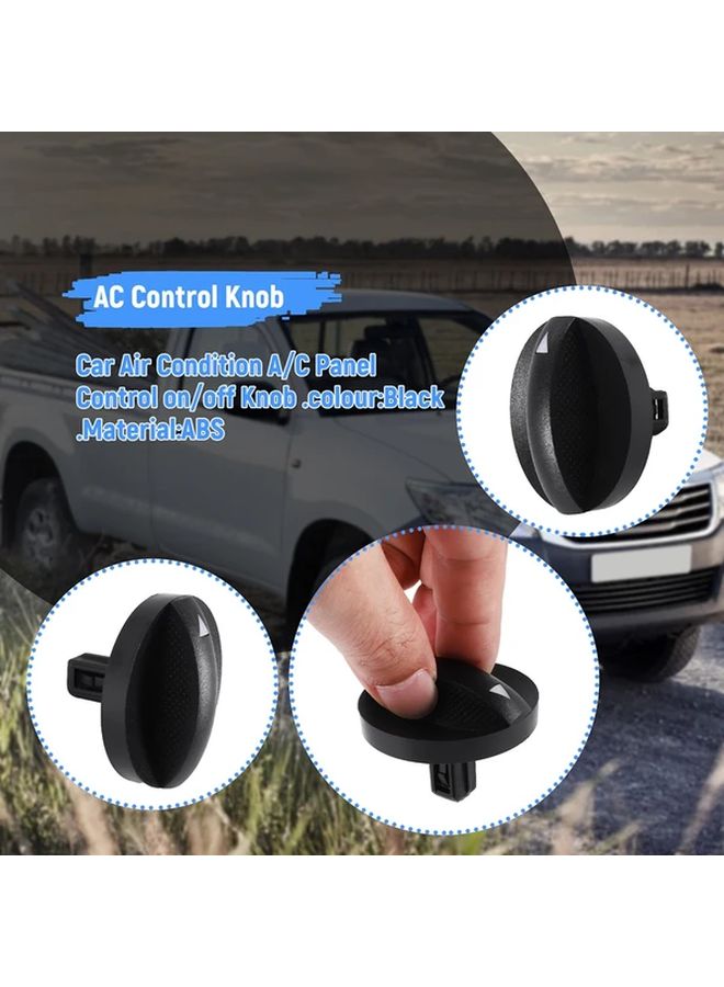 Black AC Control Knob For Toyota Hilux Vigo 2004 2011 Direct Replacement - Image 5