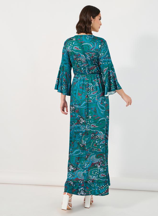 Styli Paisley Print Maxi Dress  - Image 5