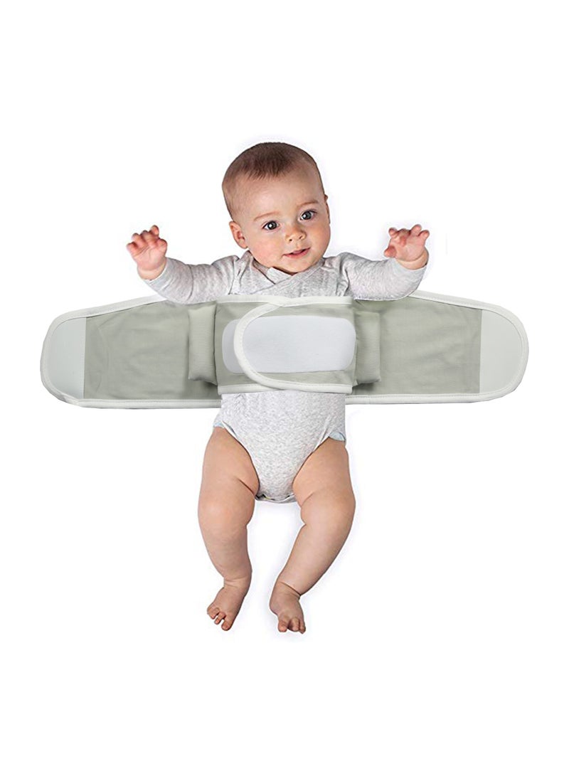 general Baby's simple swaddling newborn belly protector with sleeping bag anti-scare cotton adjustable elasticity universal in all seasons - Image 1