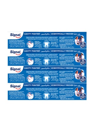 Fluoride Toothpaste Cavity Fighter 75ml x 4 - view 2