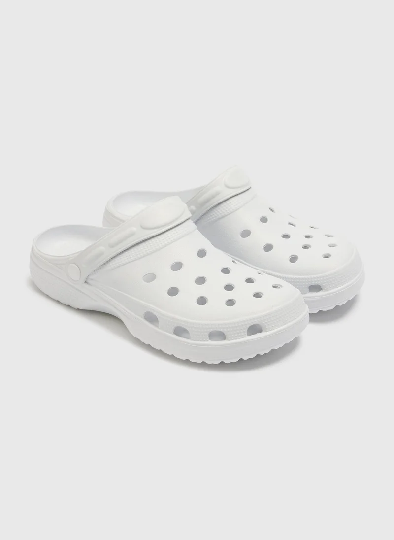 Matalan White Clogs