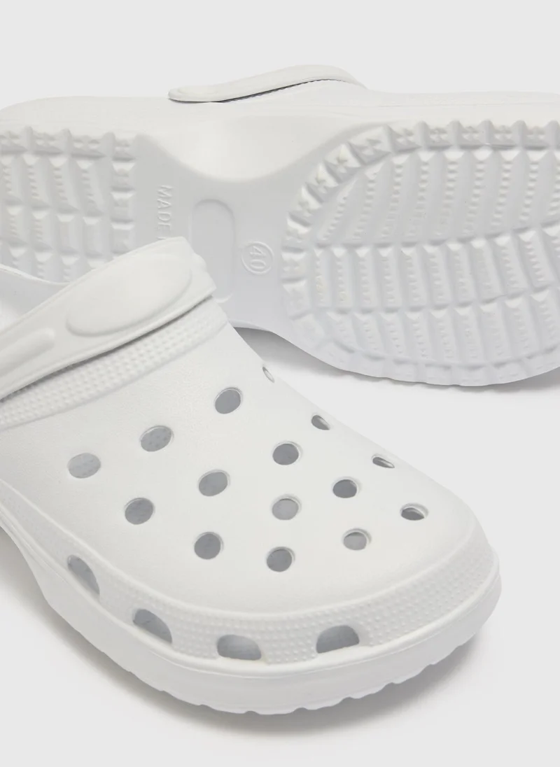 Matalan White Clogs