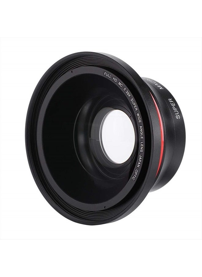 Serounder 37mm 0.39X Professional HD Wide Angle Lens with Macro Lens and 37mm Phone Clip for Camcorder DSLR Camera  - Image 5