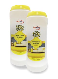 LACOT GENERAL TRADING LLC Tremax Carpet and Room Powder | Lemon | 2x 600g  - Image 1