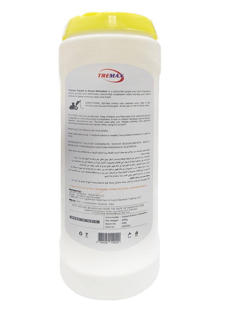لاكوت 2PCS Tremax Carpet and Room Powder | Lemon | 2x 600g - Image 3