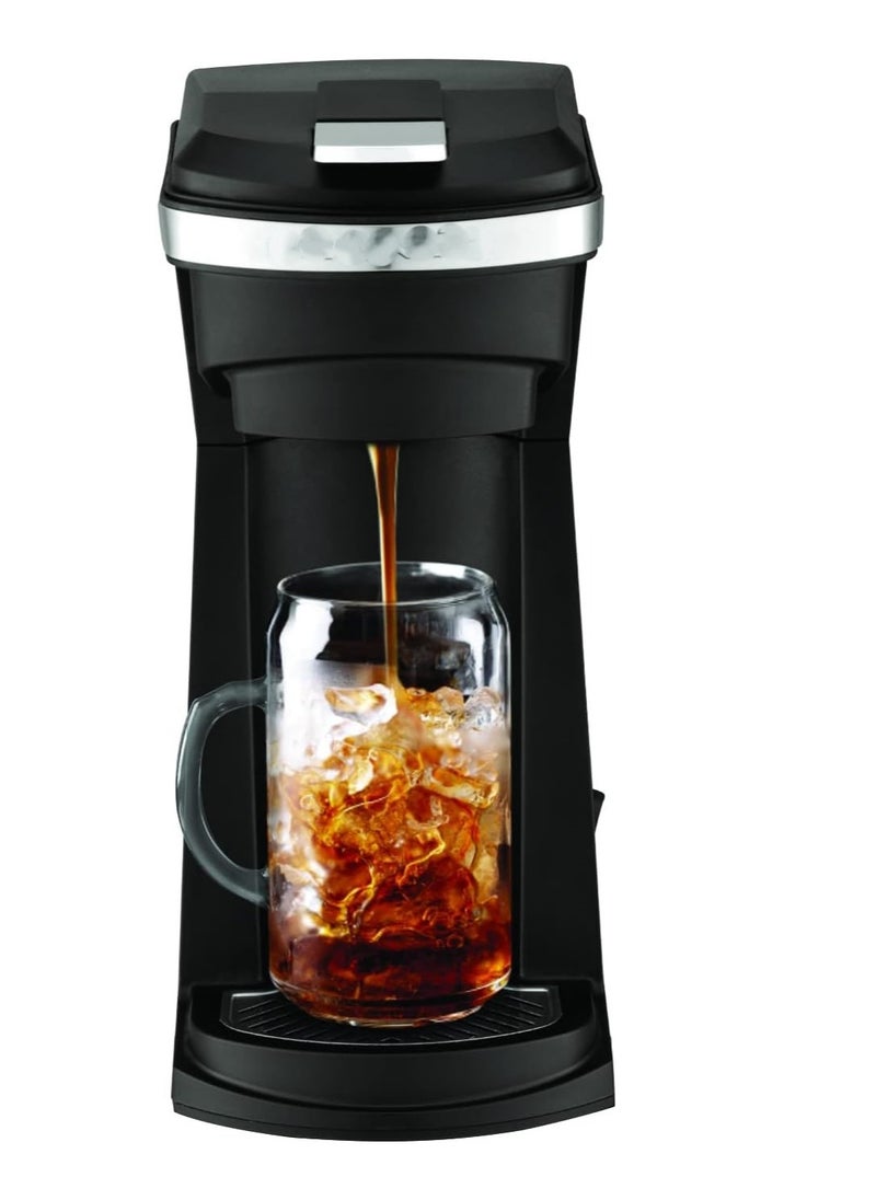 2 In 1 Single Serve Coffee Maker K Cup Compatible Automatic Compact Mini Two Way Espresso Coffee Machine With Reusable Filter And Drip Tray Holder Slim & Smart