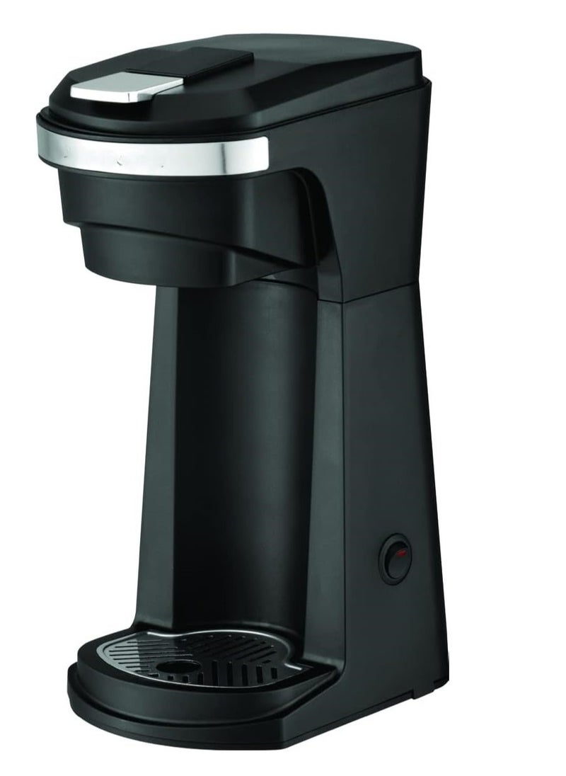 2 In 1 Single Serve Coffee Maker K Cup Compatible Automatic Compact Mini Two Way Espresso Coffee Machine With Reusable Filter And Drip Tray Holder Slim & Smart