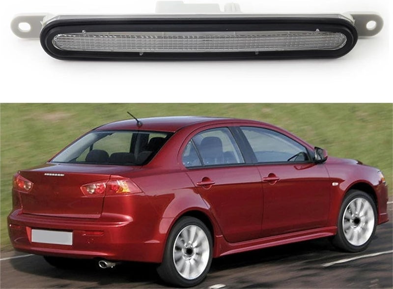LED Third Brake Light 8334A014 Third Brake Tail Light 8334A065 High Mounted Stop Light 8334A08 Compatible for Mitsubishi Lancer X 08-16(Black) - Image 5