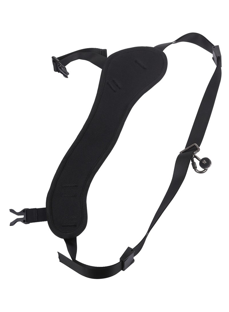 PULUZ Quick Release Anti-Slip Soft Pad Nylon Breathable Curved Camera Strap with Metal Hook for SLR / DSLR Cameras - Image 3