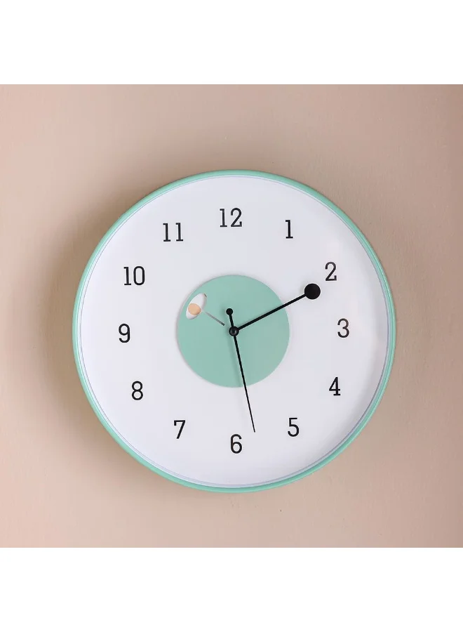 DANUBE HOME Danube Home Cambridge Wall Clock - 30X4.5X30Cm Stylish White Wall Clocks For Room & Offices |Durable Pp Build Wall Decor For Home Decorative Home Accessories