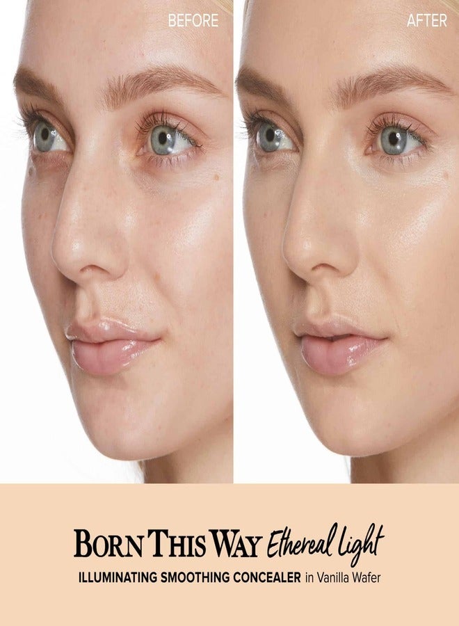 Too FacedCosmetics Too Faced Born This Way Ethereal Light Illuminating Smoothing Concealer Vanilla Wafer - Fair With Golden Undertones 5ml  - Image 3