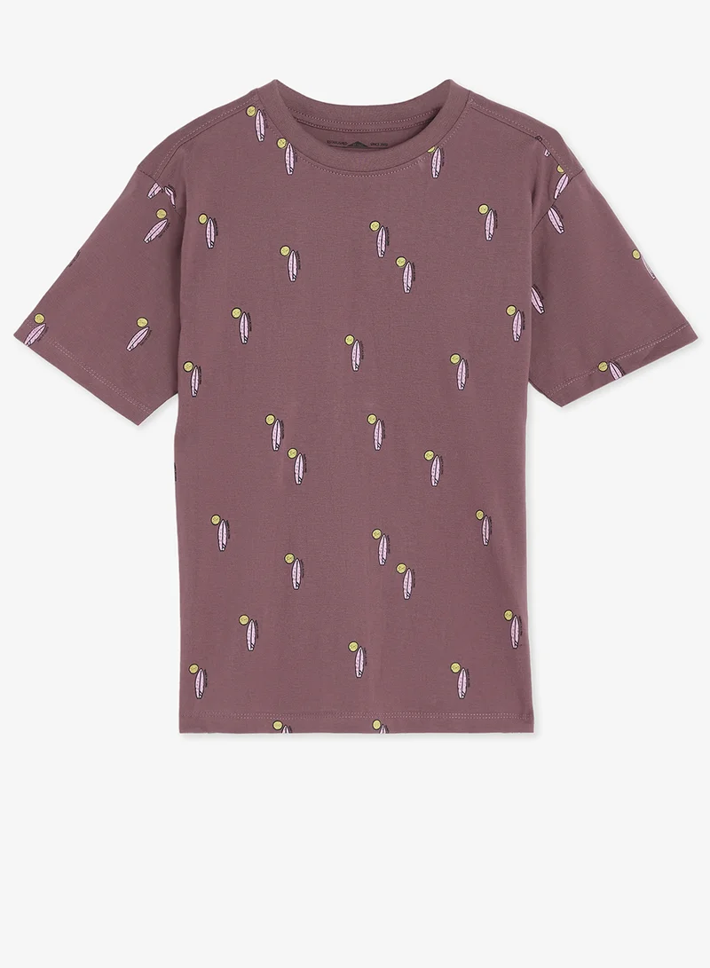 ريبلز مع نمشي Boys Drop Shoulder T-Shirts