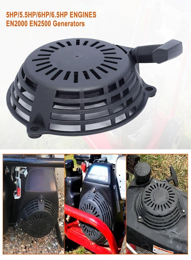 Hipa 28400-Z0L-V20ZB GCV160 Pull Start Recoil Starter for Honda GCV135 GCV160 GC160 4hp 5hp 6hp 6.5hp Engine EN2000 Hru19 GC135 GC160 Parts Generator Engine Replaces 28400-ZL8-033ZA, Black - Image 4