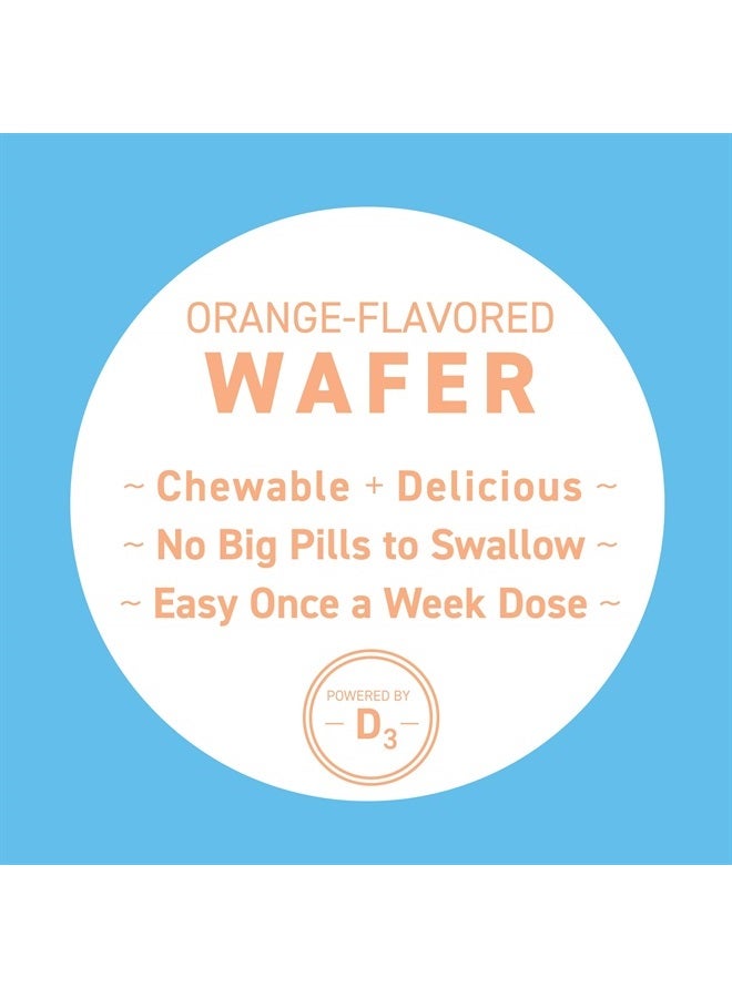 Replesta 50,000 IU Vitamin D3 Cholecalciferol, for Vitamin D Deficiency, Once-Weekly Chewable Wafer, Non-GMO, Natural Orange Flavor, 8 Count (Pack of 1) - Image 4