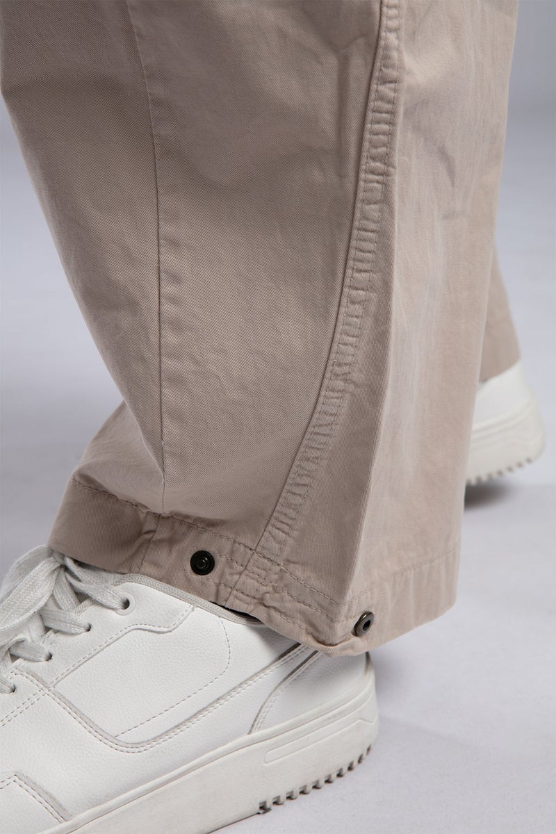 كاتش بنطلون من قماش الجبردين ذو حافة قابلة للتعديل - Image 5