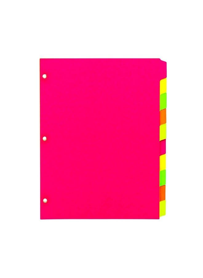 10 Dividers Binder Notebook File Page Separators 1 Packs Of 10 Tab Set 8 ½ X 11 In. Neon Colors - pzsku/Z8B8CBAF84D1590EC14C4Z/45/_/1720702008/66da65ac-f58c-42e0-a720-21fd43cc58cf