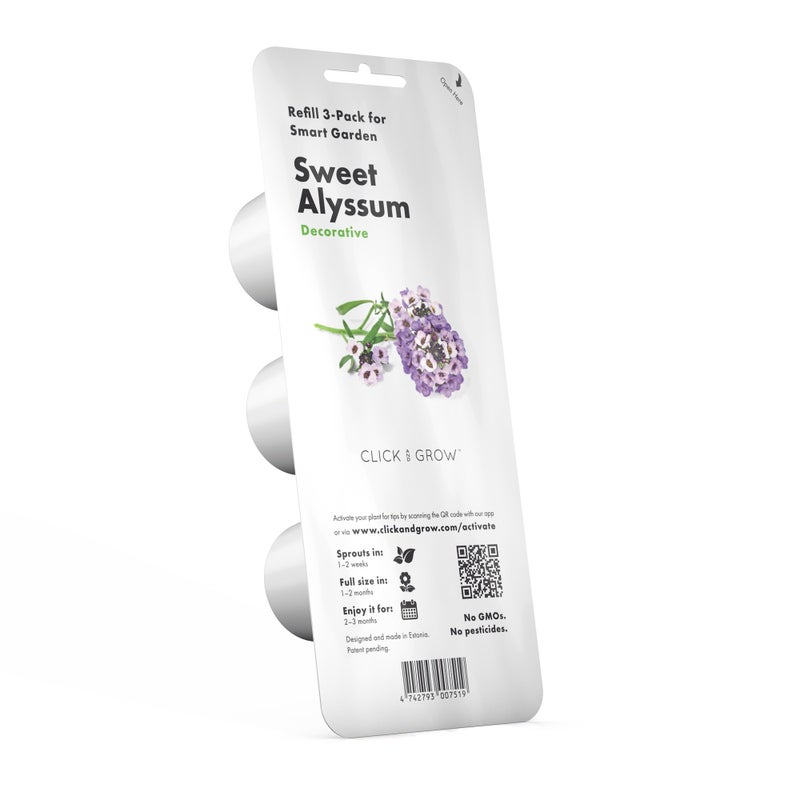 Click and Grow Smart Garden Sweet Alyssum Plant Pods, 3-Pack - Image 1