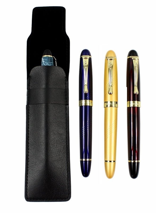 Gullor 4 PCS in Set Gullor 450 Fountain Pen in 4 Colors (Elegant Colors) with Pen Pouch - Image 4